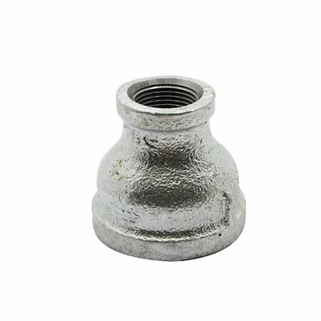 THRIFCO PLUMBING 1/4 Inch x 1/8 Inch Galvanized Steel Reducer Coupling 5218026